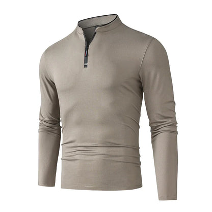 Halston Quarter-Zip Long Sleeve