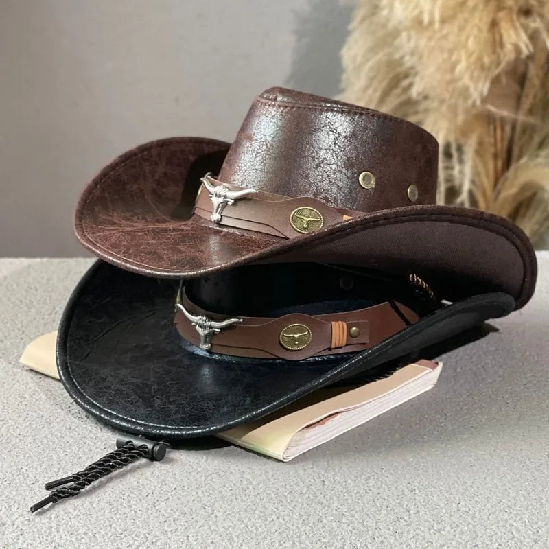 Arcadian Leather Top Hat